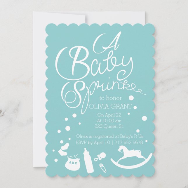 Sprinkle of Joy Invitation (Front)