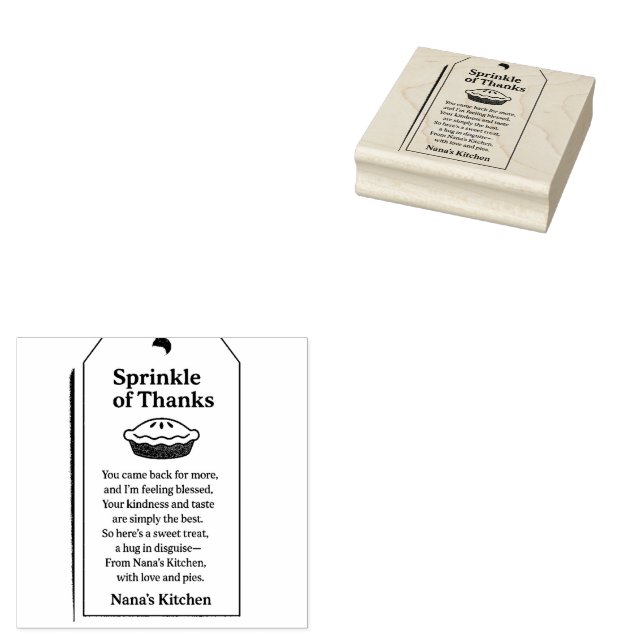 Sprinkle of Thanks Stamp (Stamped)
