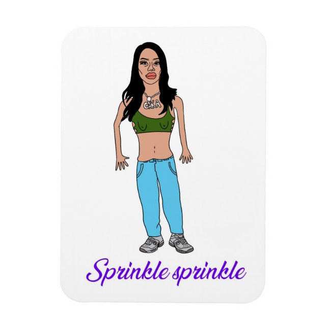 Sprinkle sprinkle magnet  (Vertical)