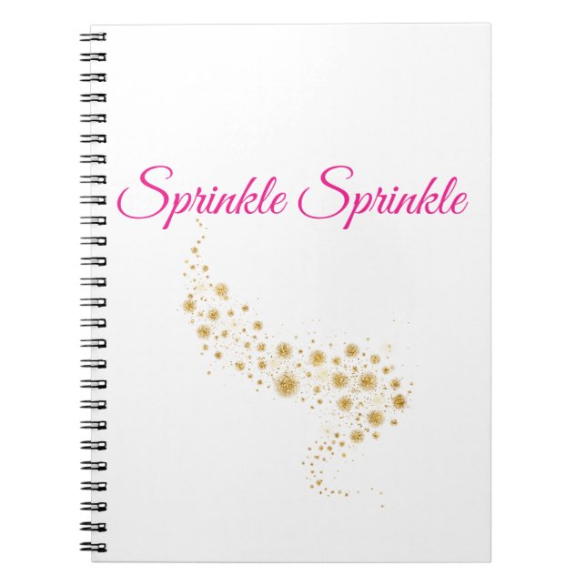 Sprinkle Sprinkle Notebook (Front)