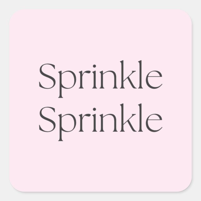 Sprinkle Sprinkle Sticker I Shera Seven (Front)