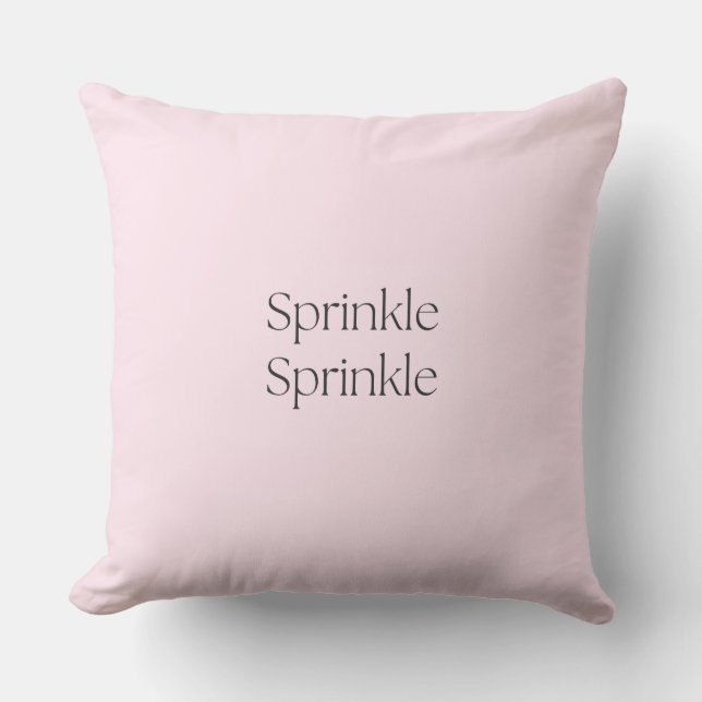 Sprinkle Sprinkle Throw Pillow I Shera Seven  (Front)