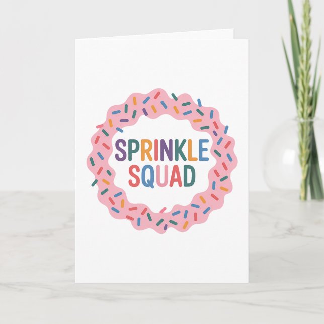 Sprinkle Squad | Baby Sprinkle Card (Front)