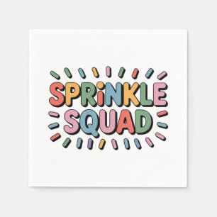 Sprinkle Squad   Baby Sprinkle Napkin