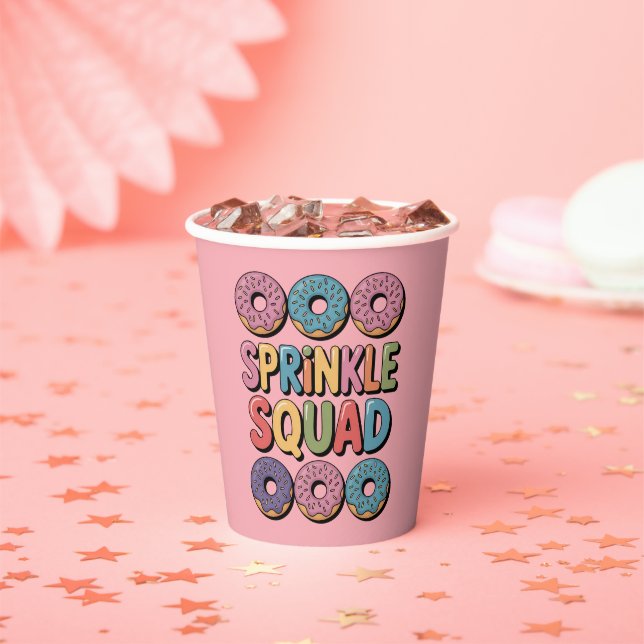 Sprinkle Squad | Baby Sprinkle Paper Cups (Insitu)