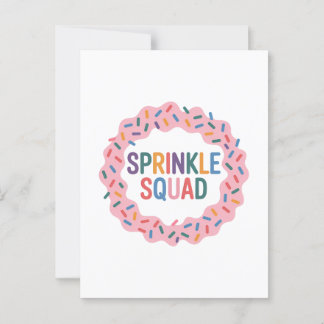 Sprinkle Squad | Baby Sprinkle Postcard