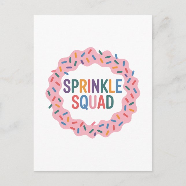 Sprinkle Squad | Baby Sprinkle Postcard (Front)