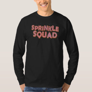 Sprinkle Squad Doughnut Matching Birthday Party T-Shirt
