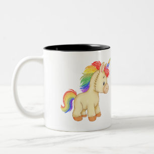 Sprinkle the World with Magic Two-Tone Coffee Mug