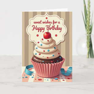 Sprinkled Birthday Art Card