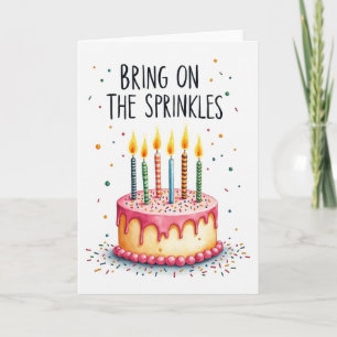 Sprinkled Birthday Card