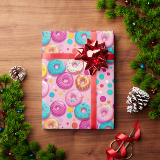 Sprinkled Delights Doughnut Wrapping Paper