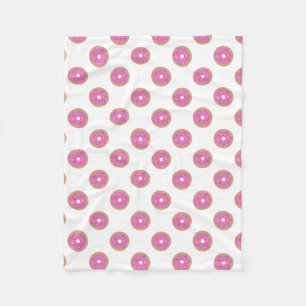 Sprinkled Doughnut Fleece Blanket