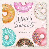 Sprinkled Doughnut TWO Sweet 2nd Birthday Party