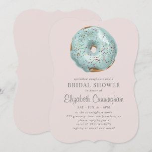 Sprinkled Doughnuts and a Bridal Shower Invitation