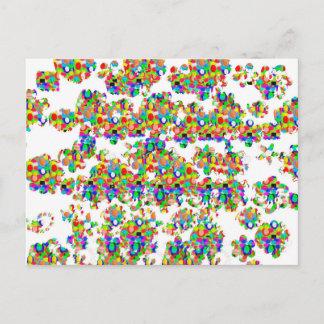 SPRINKLED Jewel Decorations SIGNATURE art by NAVIN Postcard