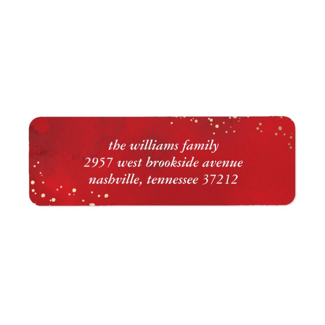 Sprinkled Joy Faux Foil Christmas Holiday (Front)