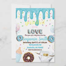 Sprinkled with Love Baby Shower Invitation | Dough