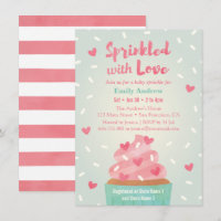 Sprinkled With Love Cupcake Baby Sprinkle Shower