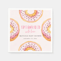 Sprinkled with love doughnut baby shower