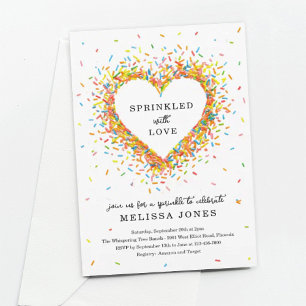 Sprinkled with Love Invitation