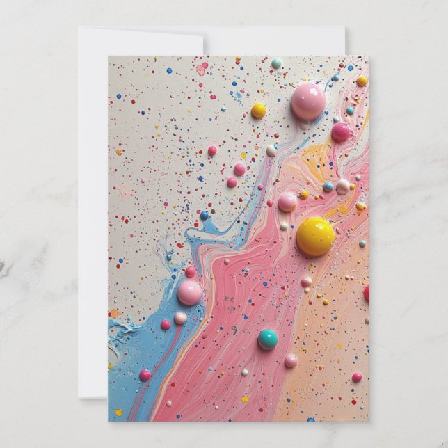Sprinkled with Love Invite | Candy Confetti  (Front)
