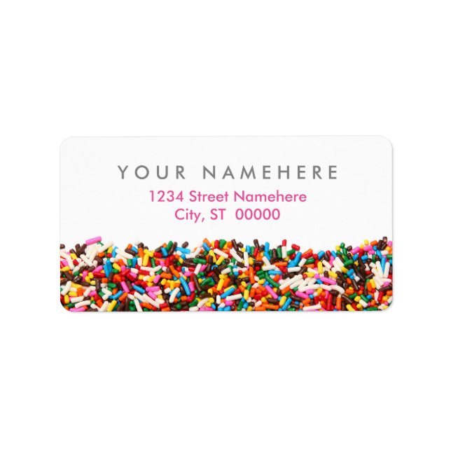 Sprinkles Address Labels (Front)