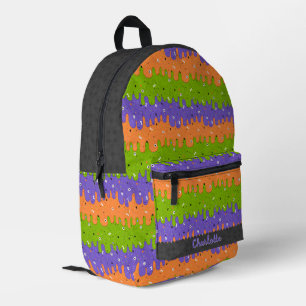 Sprinkles and Halloween Ice Cream Printed Backpack
