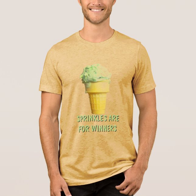 Sprinkles are for Winners Tri-Blend Shirt (Front)
