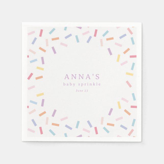 Sprinkles Baby Sprinkle Napkin (Front)