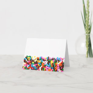 Sprinkles Filled Card