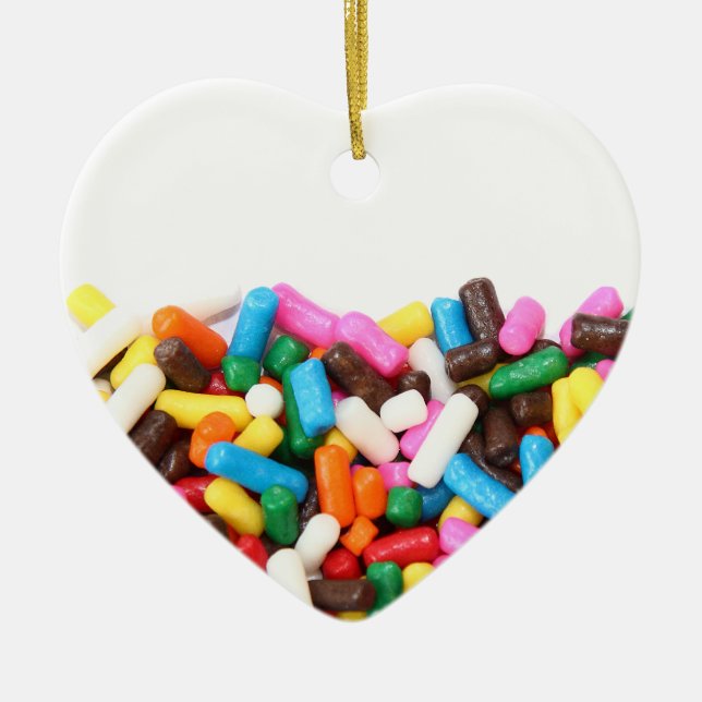Sprinkles Filled Ornament (Front)