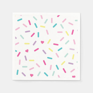Sprinkles Ice Cream and Cake Birthday Napkin