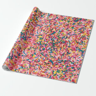 Sprinkles Jimmies Fun Food Wrapping Paper