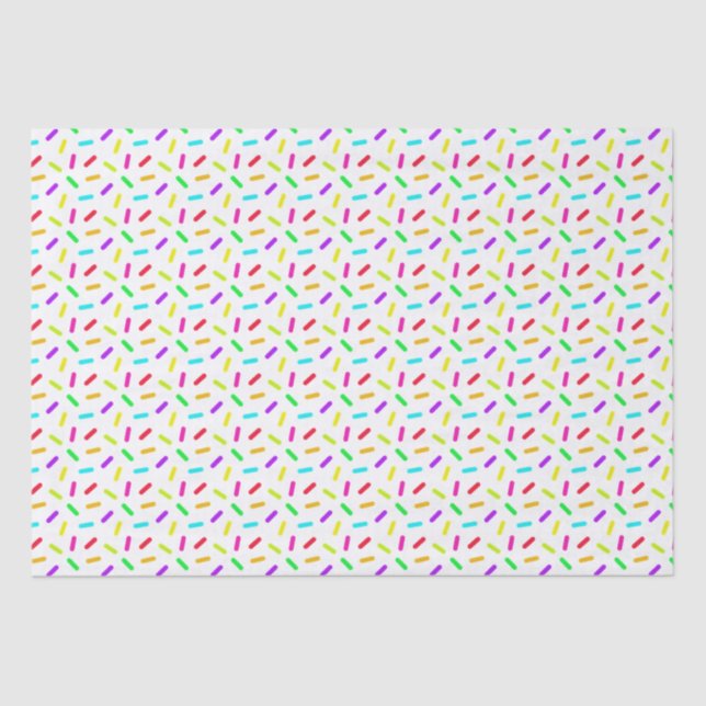 Sprinkles Pattern Colourful Custom Tissue Paper (Front)