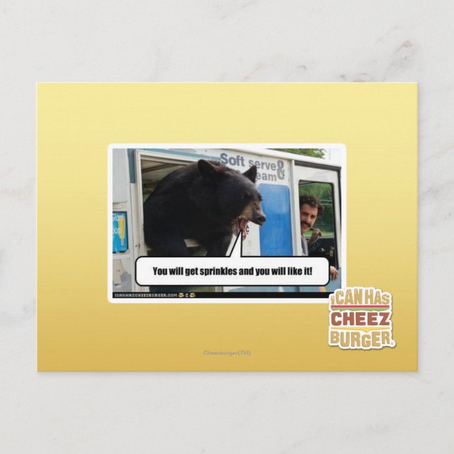 Sprinkles Postcard (Front)