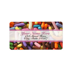 Sprinkles Rainbow Address Labels