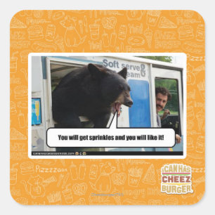 Sprinkles Square Sticker