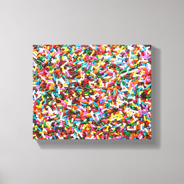 Sprinkles Stretched Canvas Print (Front)