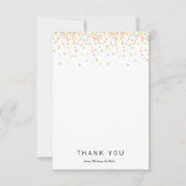 Sprinkles Thank You Card (Front)