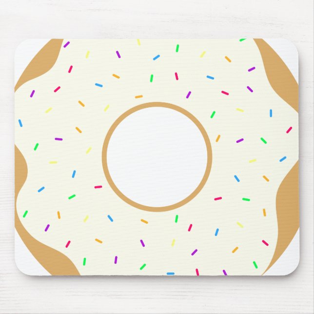 Sprinkly Doughnut Mouse Mat (Front)