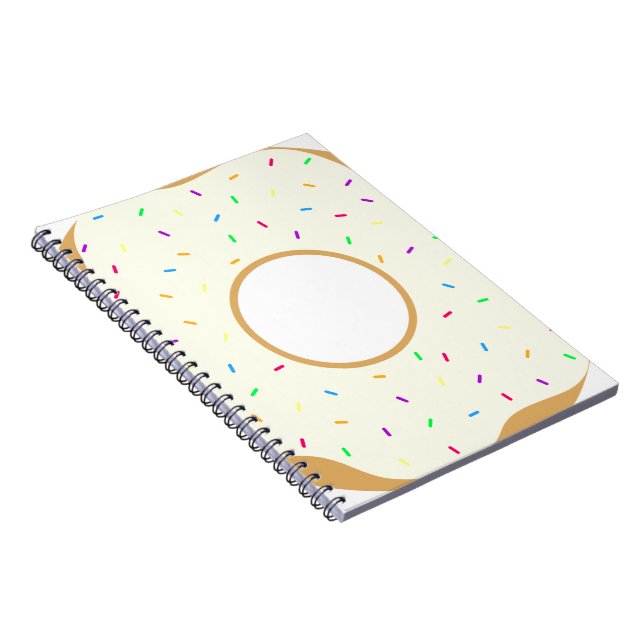 Sprinkly Doughnut Notebook (Right Side)