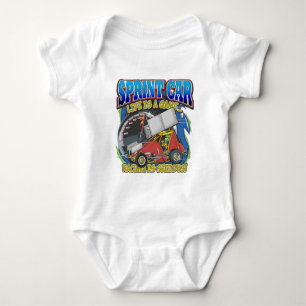 Sprint Car Life Baby Bodysuit