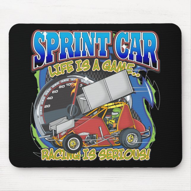 Sprint Car Life Mouse Mat (Front)