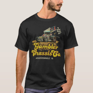Sprint Car Racing Gambler Chassis Co  T-Shirt