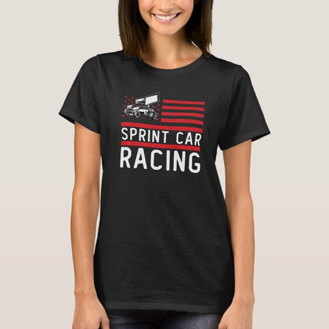 Sprint Car Racing T-Shirt (Front)