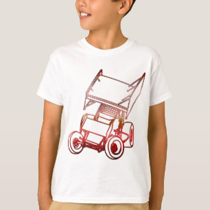 Sprint Car Skewed/Sunset T-Shirt