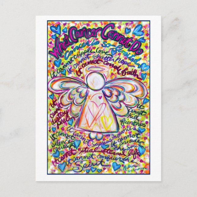 Sprint Hearts Angel Postcard (Front)