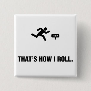 Sprinter 15 Cm Square Badge
