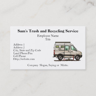 Sprinter Camper Van RV happy camper Business Card